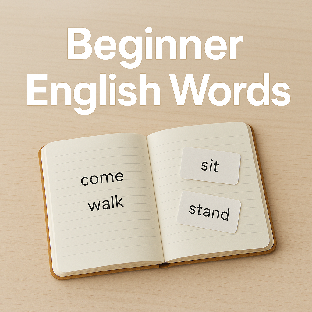 Beginner English Words 책 아이콘